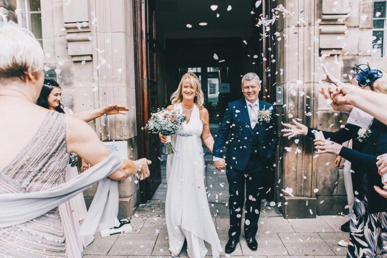 Manchester Sale Town Hall Wedding Photography – Wedding on a Barge – Alison & Paul