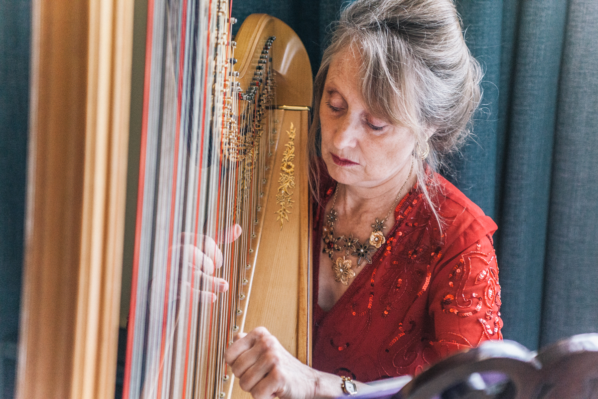 harpist wedding entertainment