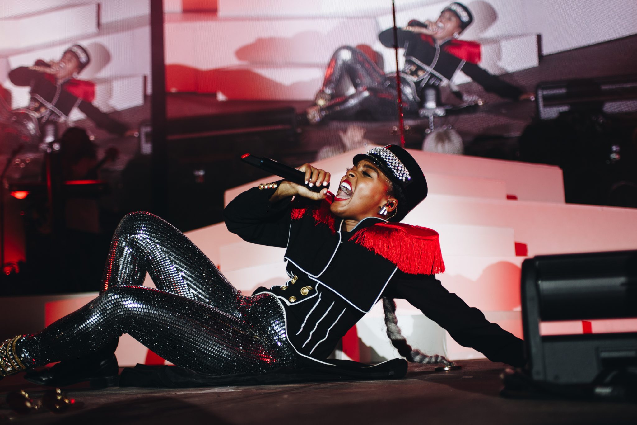 Music photographer capturing live performance