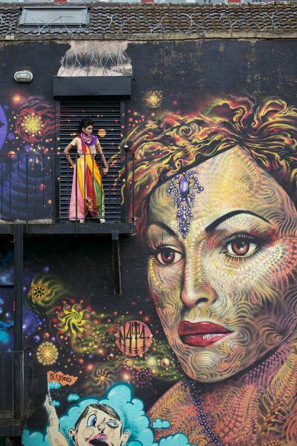 Alternative Asian Bridal Photoshoot Manchester