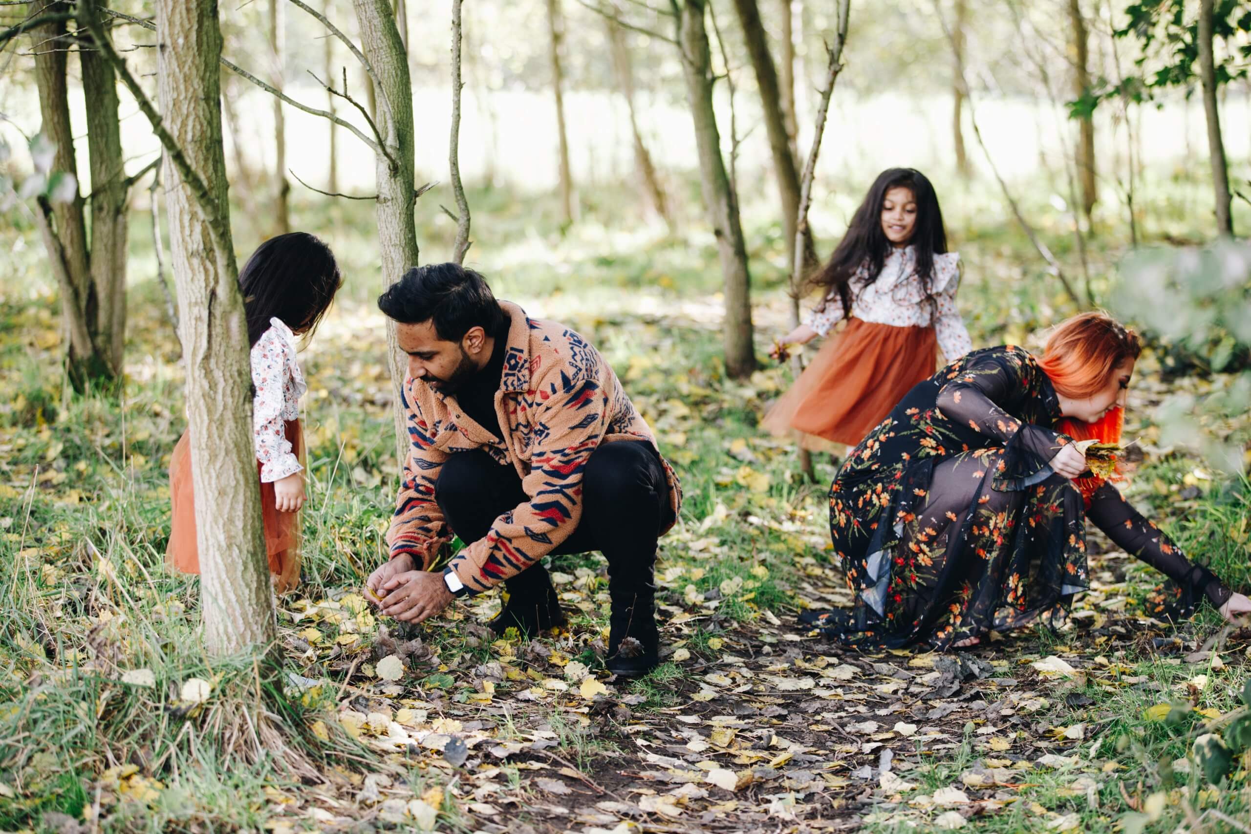 family photoshoot manchester autumn pre wedding photography shoot didsbury fletcher moss park