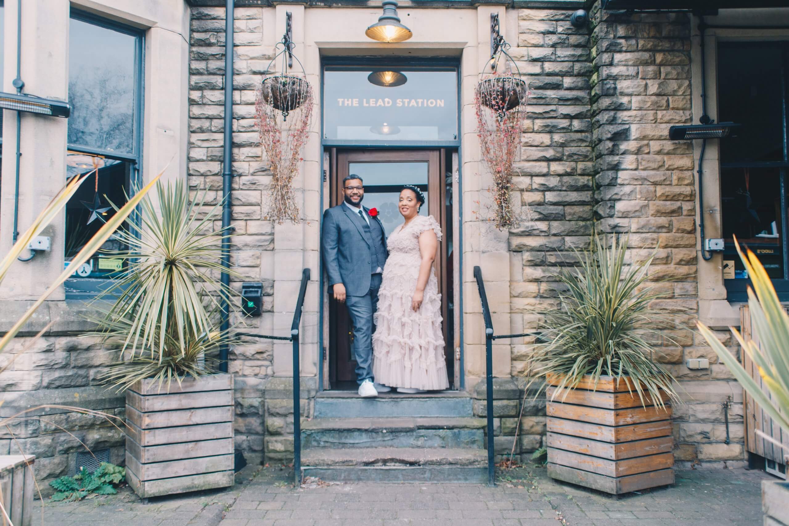 Sale Town Hall Winter Wedding & The Lead Station Chorlton Greater Manchester Wedding photographer