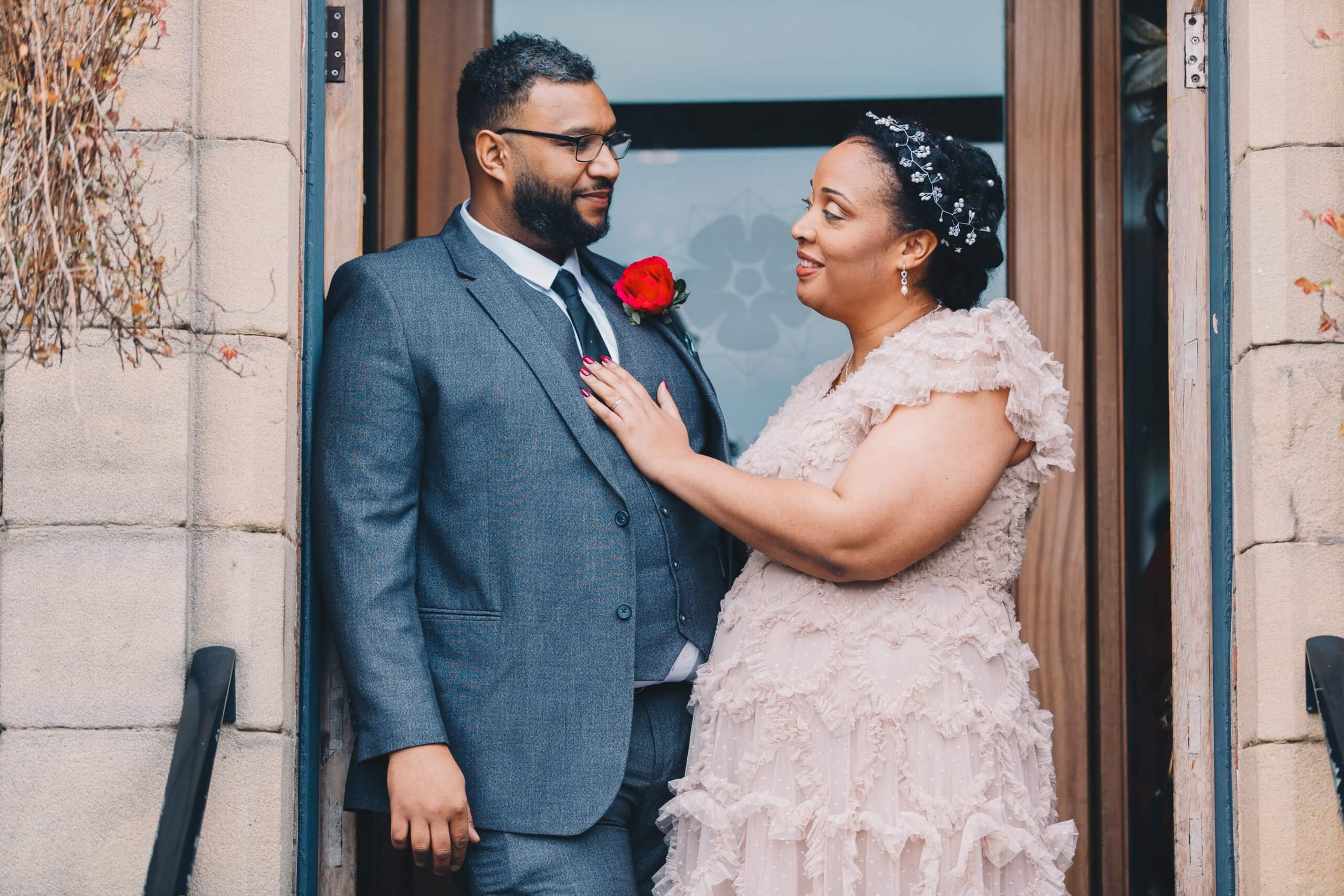 Sale Town Hall Winter Wedding & The Lead Station Chorlton Greater Manchester Wedding photographer