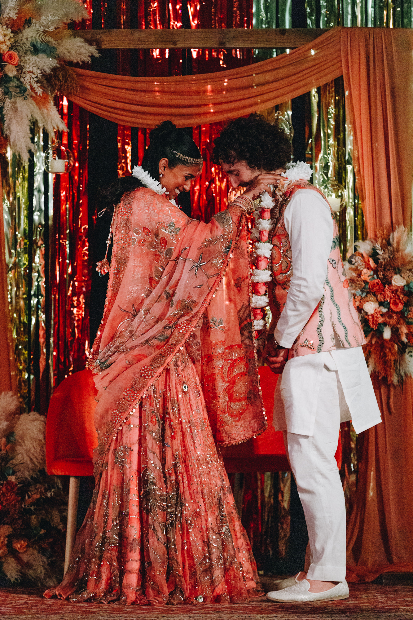 Contemporary multicultural wedding celebration in Manchester city centre