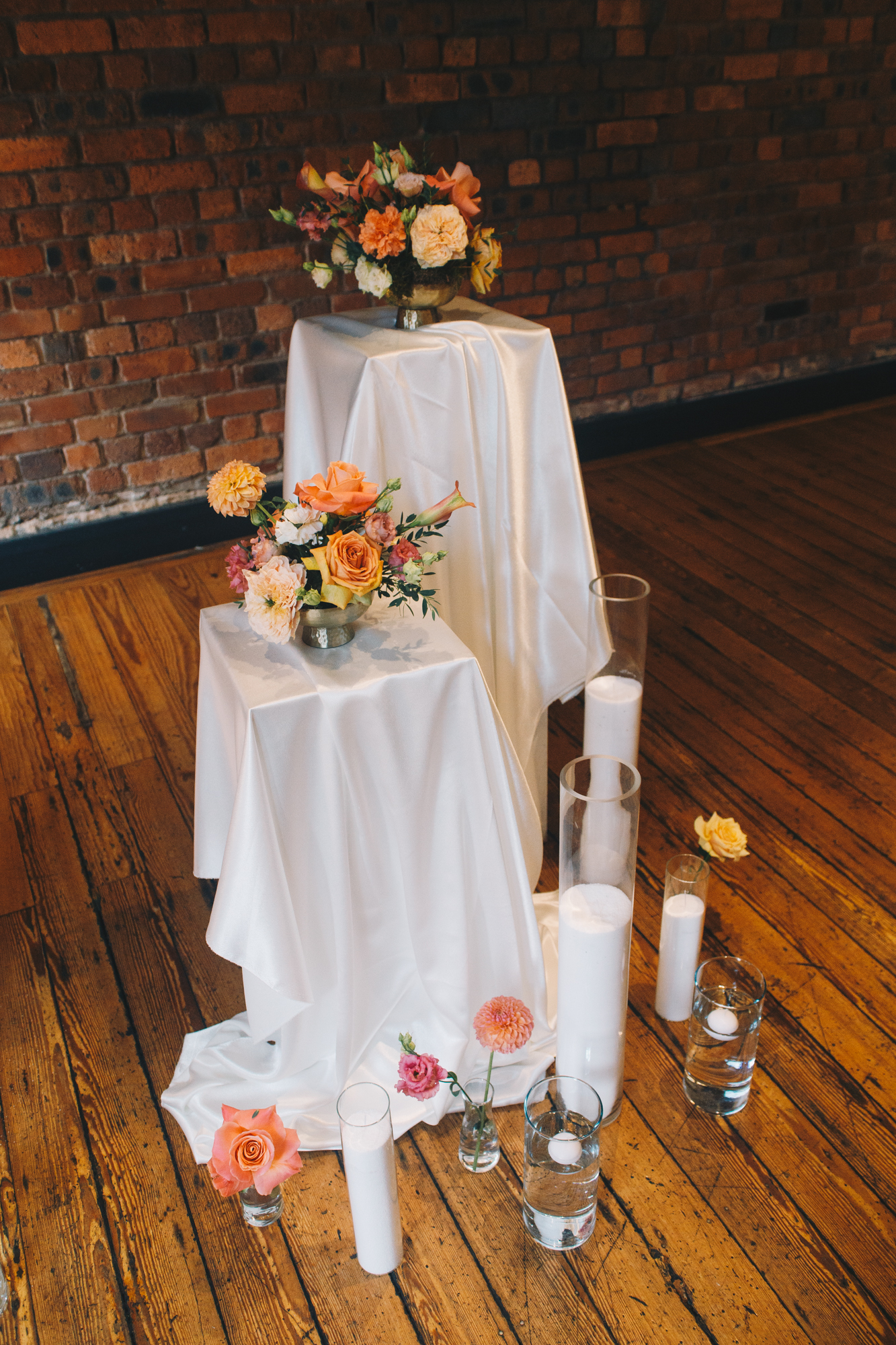 Wedding table styling at The Castlefield Rooms Manchester