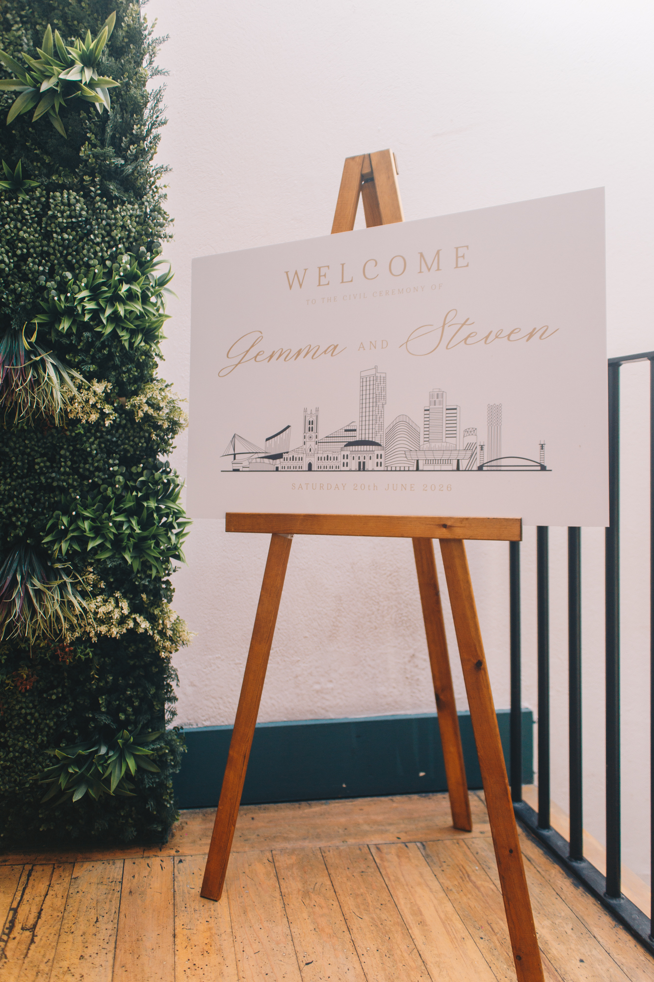 Wedding styling at The Castlefield Rooms Manchester