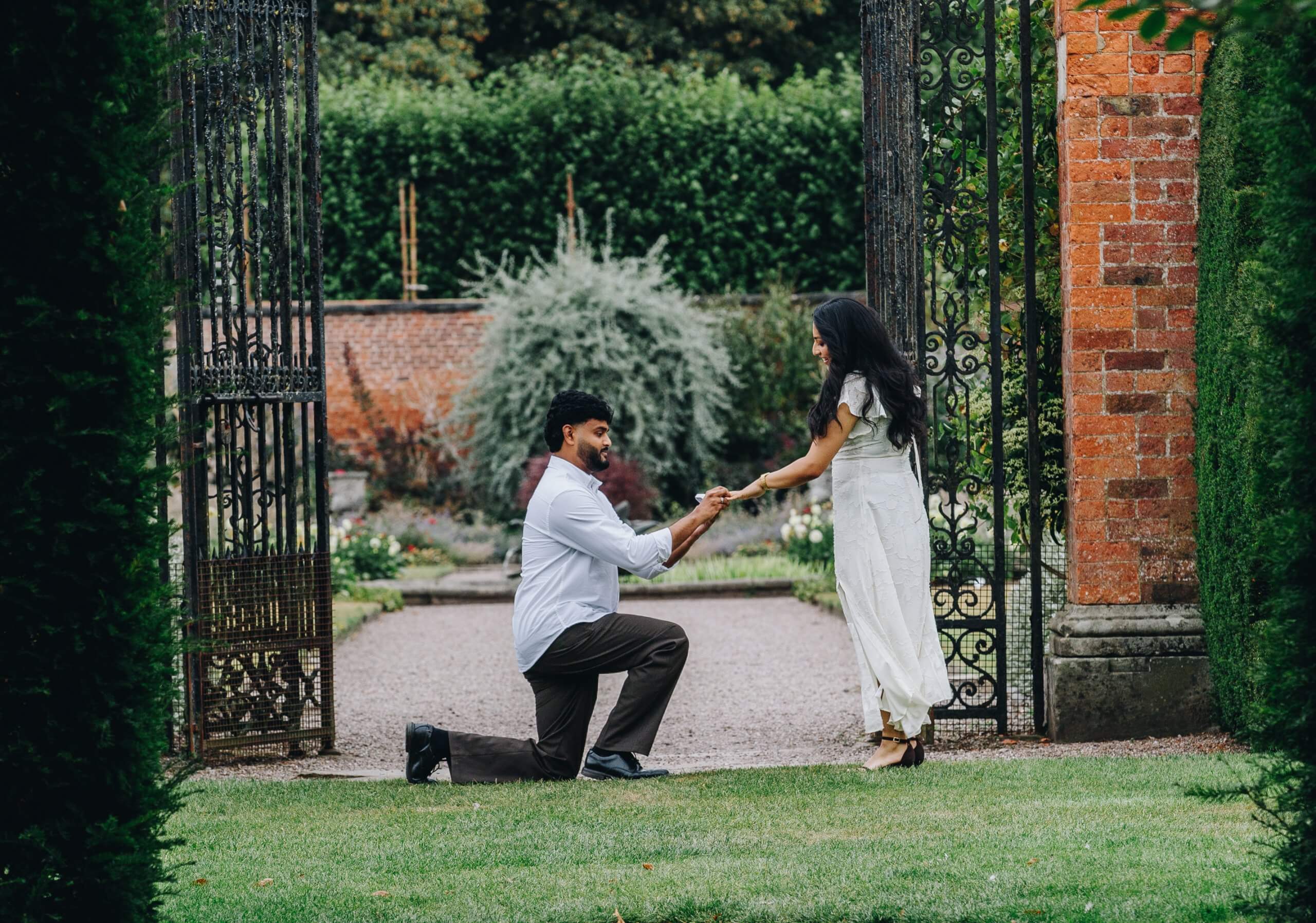 Blessy and Abin Arley Hall proposal photography