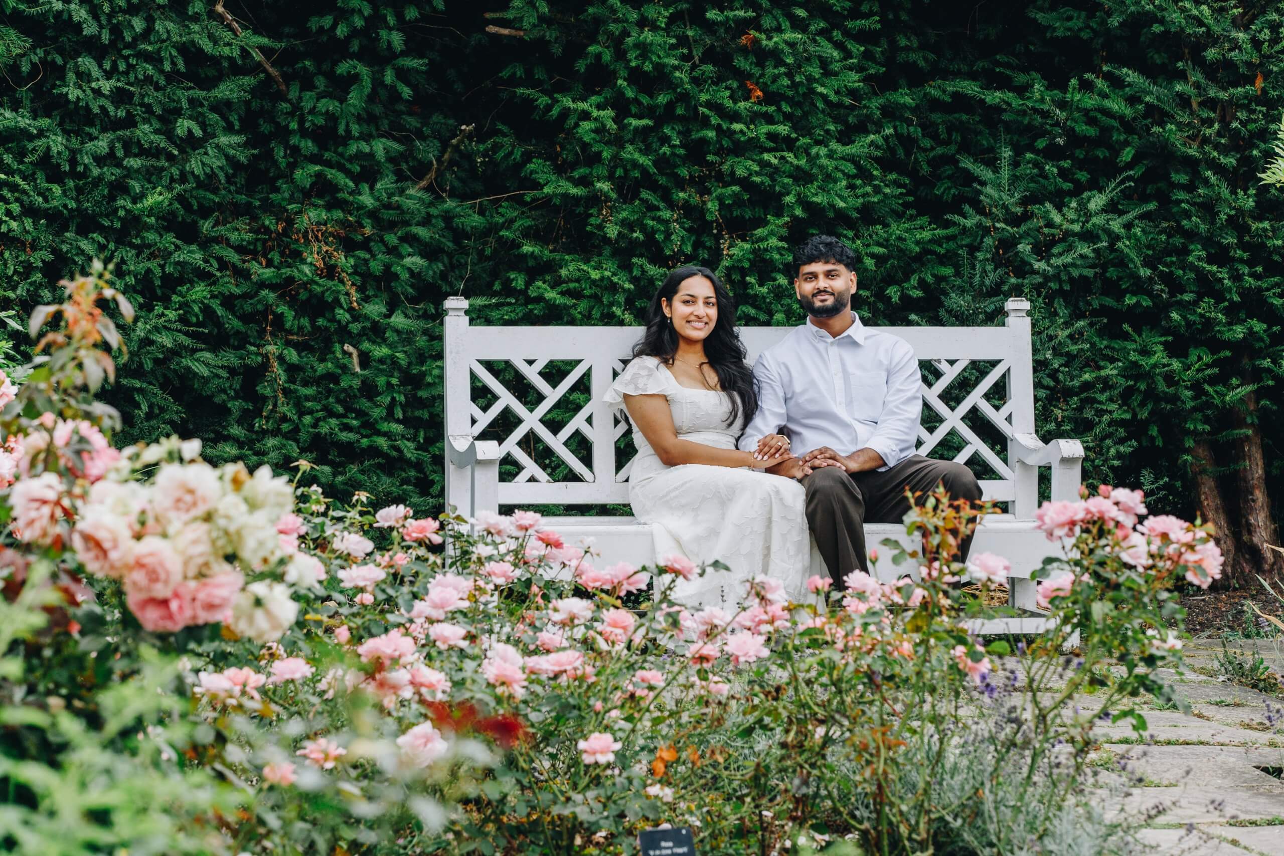 Arley Hall proposal photographer capturing a surprise engagement
